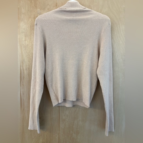 Princess Polly Cream Ribbed Turtleneck - Picture 5 of 11